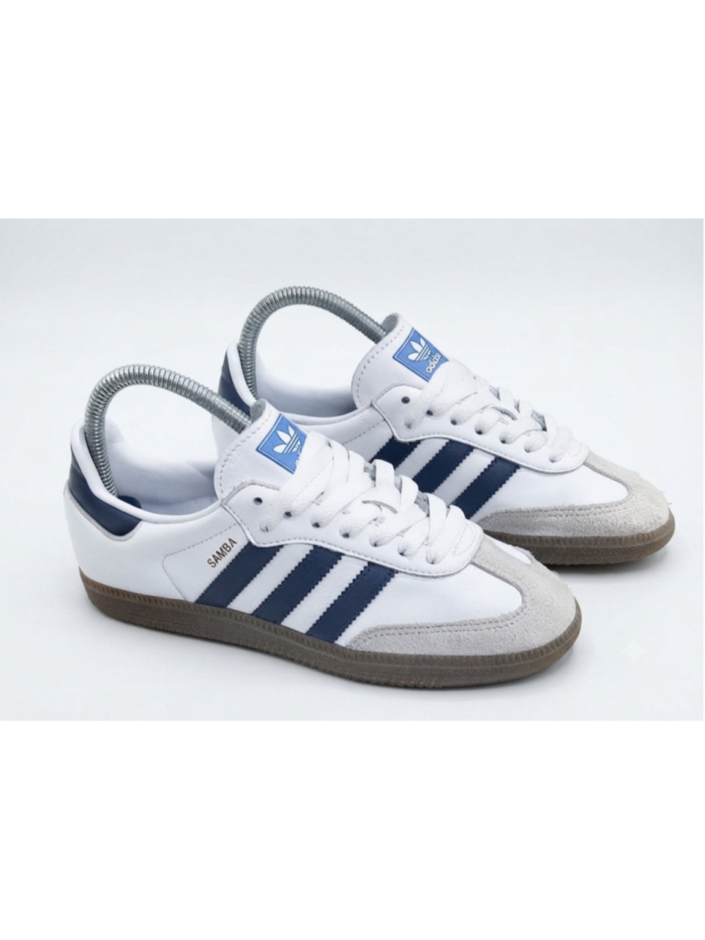 Adidas Samba OG Kids/Junior sneakers."Cloud White/Core Black/Gum' Size 4.5
